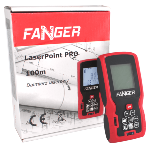 Dalmierz laserowy Fanger LaserPoint Pro 100m + futerał - obrazek 12